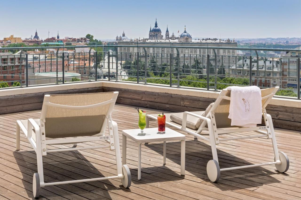 Barcelo Torre De Madrid Hotel Luaran gambar Rooftop terrace
