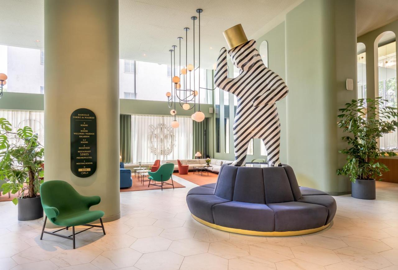 Barcelo Torre De Madrid Hotel Luaran gambar Lobby of the hotel